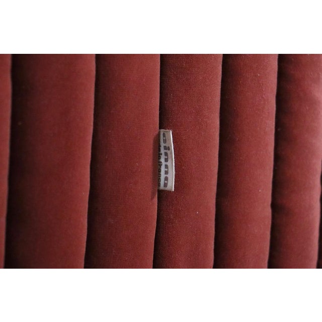 Sandra Lounge Chairs in Velvet by Annie Hieronimus for Cinna, France, 1970s, Set of 2 For Sale - Image 14 of 15