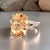 Natural Citrine Ring 6.5 14k W Gold 6.48 Cts Certified For Sale - Image 9 of 15