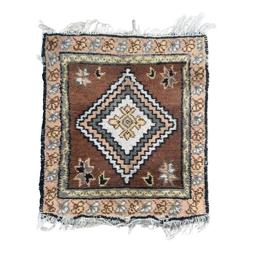 Small Mid-Century Moroccan Rug, 1930s For Sale