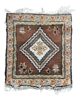 Small Mid-Century Moroccan Rug, 1930s
