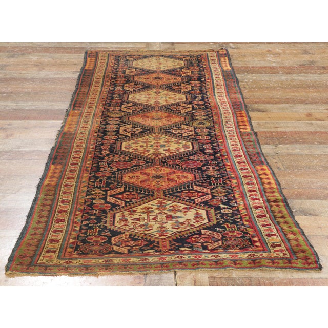 Antique Northwest Persian Rug, 02'11 X 08'09 For Sale - Image 10 of 11