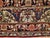 19th Century Persian Kashan Rug, Hand-Knotted Wool, Medallion Floral Design, Red & Navy, 4x7 For Sale - Image 4 of 18