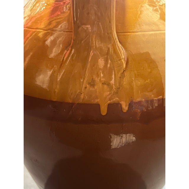 Vintage Nicola Fasano Grottaglie Italian Terracotta Floor Urn - 24" For Sale - Image 17 of 18