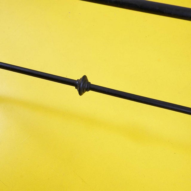 Vintage Wrought Iron Towel Holder, 1940s For Sale - Image 5 of 11