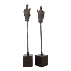 Italian 18th Century Religious Incense Torches - A Pair