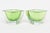 Vintage Murano Alessandro Mandruzzato Paddled Glass Sculptural Bows in Light Kelly Green, 1970's For Sale In Miami - Image 6 of 12