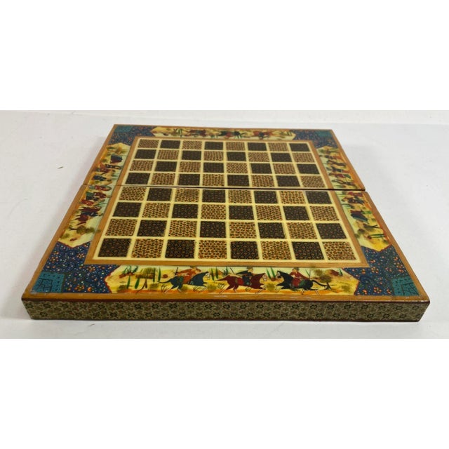 Persian Vintage Persian Micro Mosaic Chess Game Box For Sale - Image 3 of 12