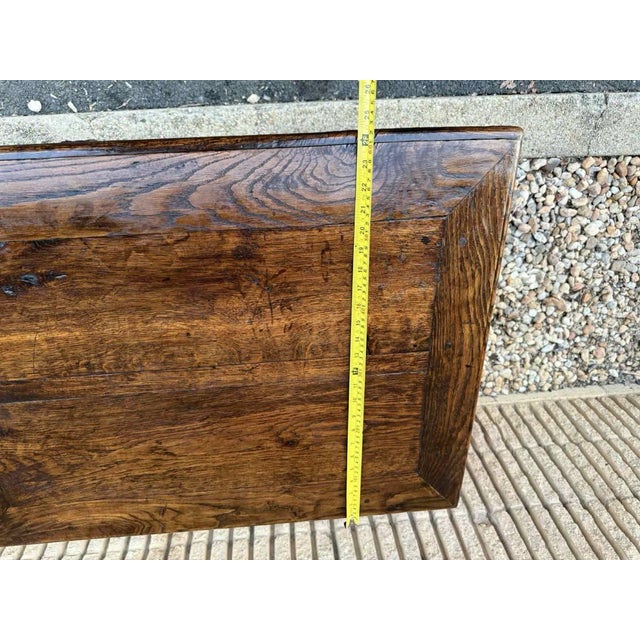 Antique Jacobean Style Oak Bobbin Leg Side Table For Sale - Image 10 of 17