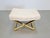 Vintage Brass Regency X Stool Gold Eclectic 1970s Makeup. Dimensions: height 45 cm, w 57 x d 37 cm. Seat height 45 cm. the...