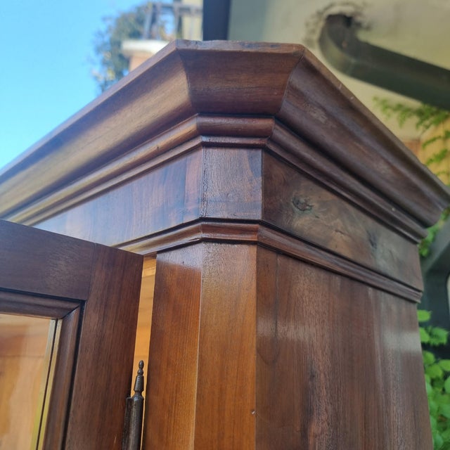Antique Display Cabinet in Walnut, 1820 For Sale - Image 11 of 14