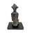 Vintage Benin Bronze of a Seated Female Nigeria African 6.25" H W/Stand For Sale - Image 4 of 5