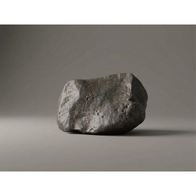 Housewarming Gift Crystal Vase With Natural Stone – One of a Kind Sculptural Decor For Sale - Image 4 of 7