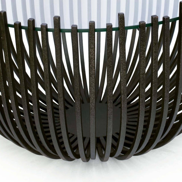 Regina Andrew Webbed Steel Coffee Table, Black For Sale In Detroit - Image 6 of 8
