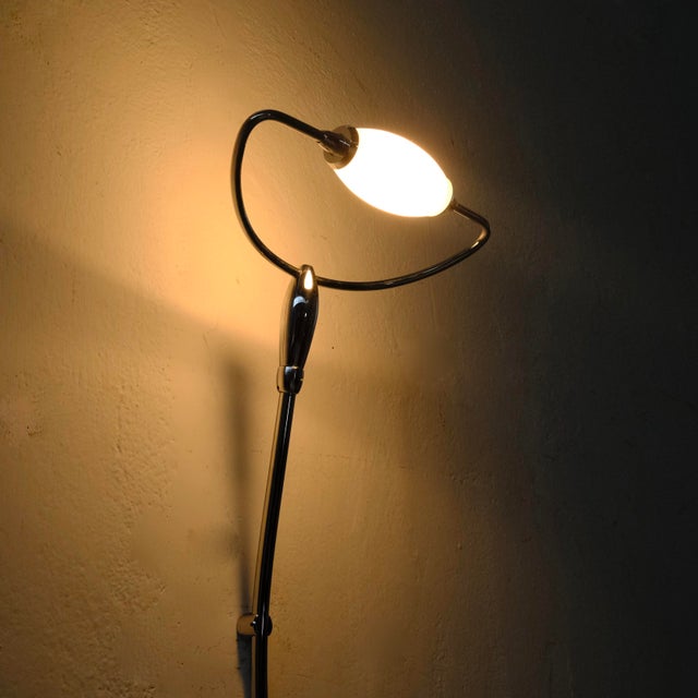 Dedika Egoluce Wall Lamp in Chromed Metal by P. Pepere, 1990 For Sale - Image 14 of 18