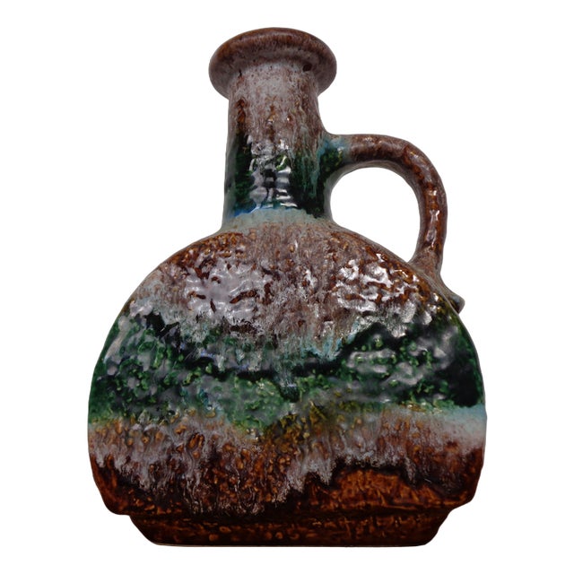 West German Glazed Ceramic Vase 603/25 from Dümler & Breiden, 1970s For Sale