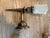 Vintage Brass Wall Sconce With Vintage Frosted Shade For Sale In New York - Image 6 of 6