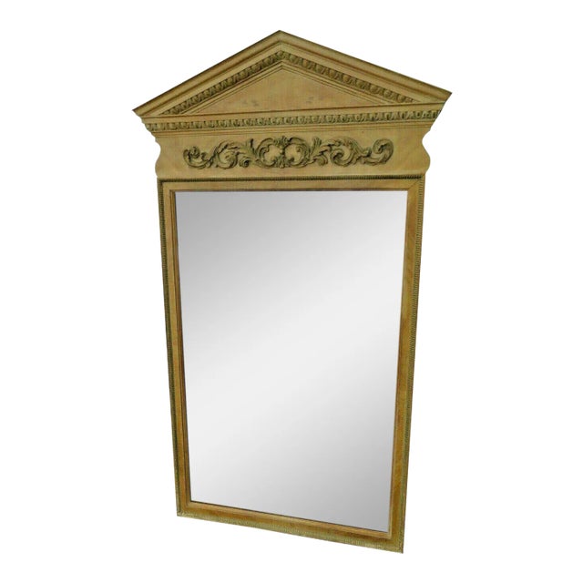 French Painted Wall Bathroom Vanity Mirror For Sale