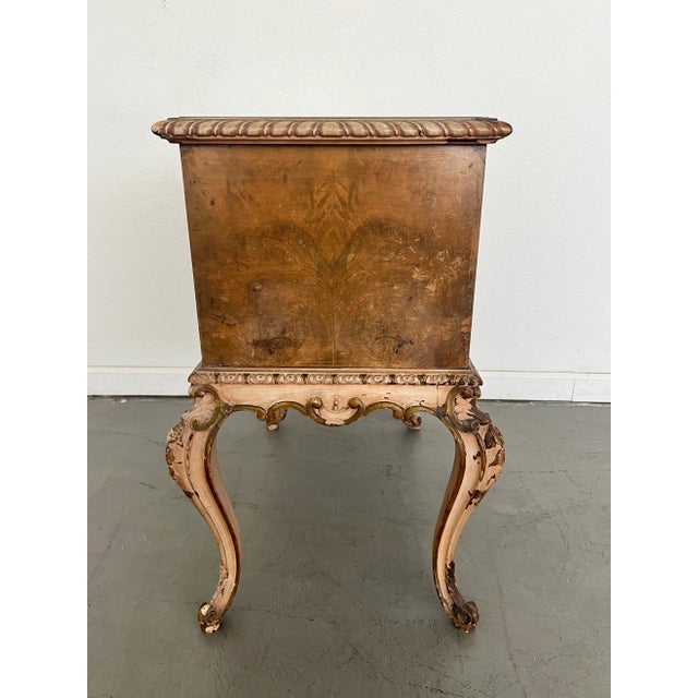 Rococo Antique French Rococo Revival Nightstand For Sale - Image 3 of 9