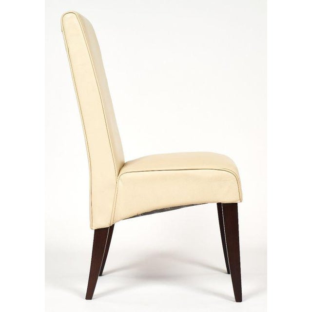 Italian Leather Dining Chairs Set of 8 Chairish