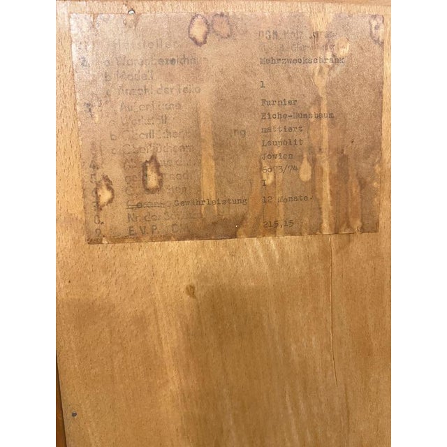 Brown Mid-Century Display Cabinet, 1960s For Sale - Image 8 of 9