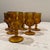 Glass Vintage Indiana Glass Amber Kings Crown Thumprint Glassware- Set of 6 For Sale - Image 7 of 7