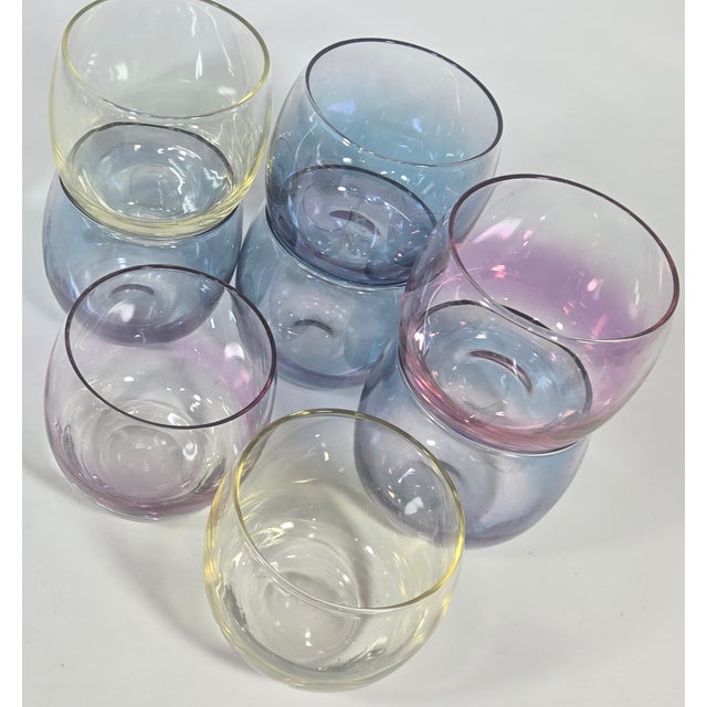 Pastel Iridescent Roly Polies- Set of Twelve For Sale - Image 9 of 12