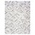 Animal Skin Galaxy Cowhide & Sari Silk Silver Area Rug, 5' 0'' X 8' 0'' For Sale - Image 7 of 7