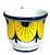 Ceramic Stratificata Espresso Cup & Saucer | Hand-Painted Italian Espresso Set From Deruta For Sale - Image 7 of 8