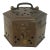 Vintage Hand-Hammered Brass Hexagonal Incense Censer Box For Sale