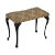 Antique Rococo Style Iron Leg Vanity Bench For Sale