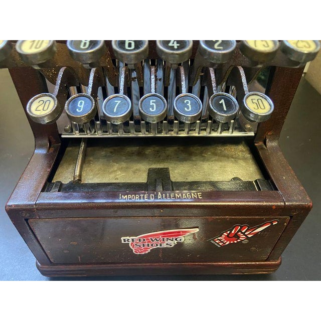 Vintage German Mechanical Cash Register, 1920s For Sale - Image 12 of 16