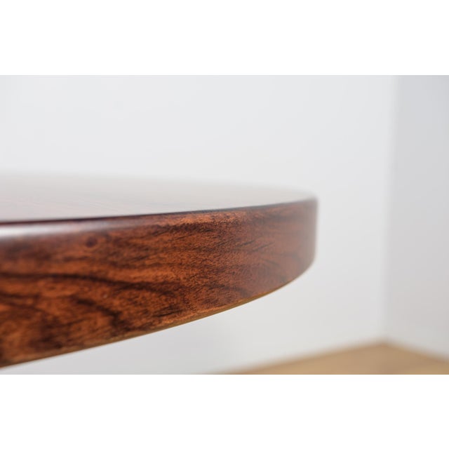 Mid-Century Round Rosewood Extendable Dining Table, Denmark, 1960s For Sale - Image 14 of 18