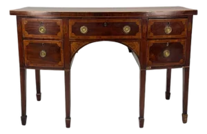 George Iii, Mahogany, Brass, Sideboard, England, 18th C.