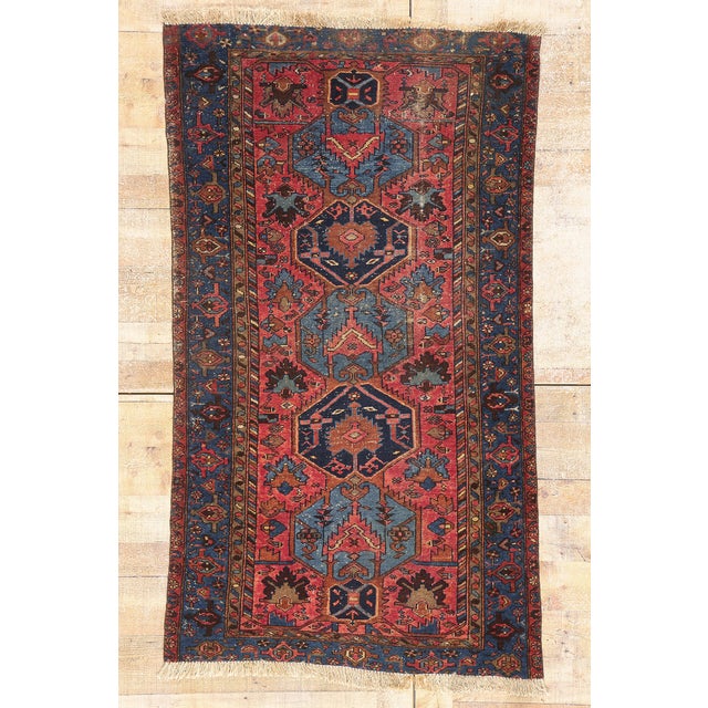 Antique Persian Malayer Rug, 03'05 X 06'00 For Sale - Image 10 of 10