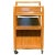 Mid-Century Three-Tier Bar Serving Cart W/ Storage Cabinet For Sale - Image 4 of 7
