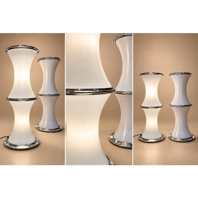 1970s Bamboo Lamps by Enrico Tronconi, 1970s, Set of 2 For Sale - Image 5 of 6
