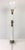 Thomas Industries Vintage Brass Ceramic & Marble Column Table Lamp For Sale - Image 4 of 9