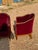Wood 1940s Classic French Art Deco Barrel Back Club Chairs - A Pair For Sale - Image 7 of 12