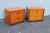 Modern 1970's Medium Toned Modern Nightstands a - Pair For Sale - Image 3 of 11