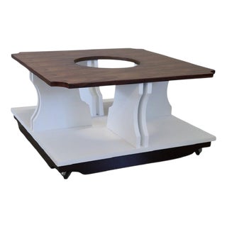 Vintage Square Coffee Table, 1970s For Sale