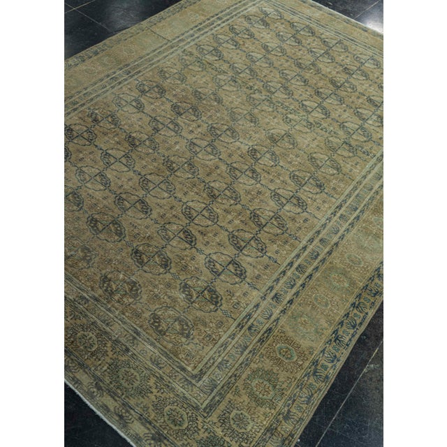 Brown Turkish Vintage Rug 4'11" x 7'0" #20703 For Sale - Image 8 of 8