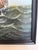 Paint Large Maritime Naval Battle Oil Painting Signed K. Bosen Sailing Ships Seascape For Sale - Image 7 of 11