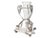 Victorian Victorian Stag's Head Silverplate & Glass Vase For Sale - Image 3 of 7