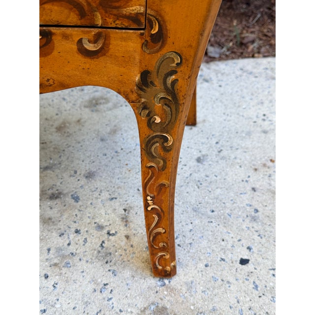 Decorative Crafts Hand Painted French Style Chest For Sale - Image 9 of 12