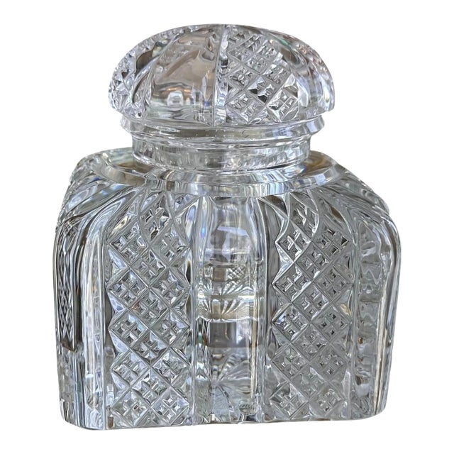 Limited Edition Baccarat French Crystal "Zola" Inkwell For Sale
