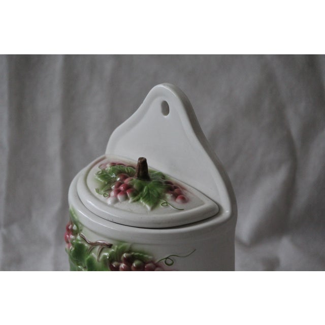 Ceramic Salt Box and Food Container, 1980s, Set of 2 For Sale - Image 11 of 18