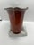 Burnt Umber 1932 Rookwood Coromandel Squeeze Bag Drip Vase #6314 For Sale - Image 8 of 9