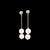 Traditional Akoya Pearl Earrings 14k White Gold Certified For Sale - Image 3 of 13