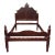 Antique Bed, Victorian Walnut Bed, Three Quarters Bed For Sale