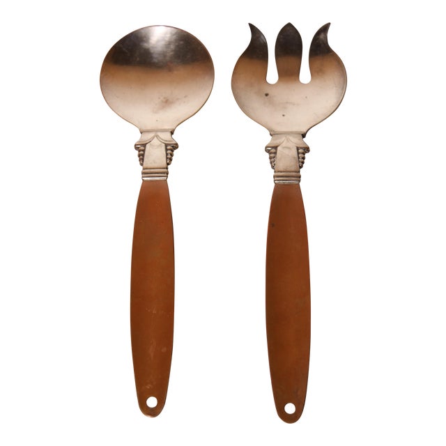 Antique Serving Utensils - a Pair For Sale